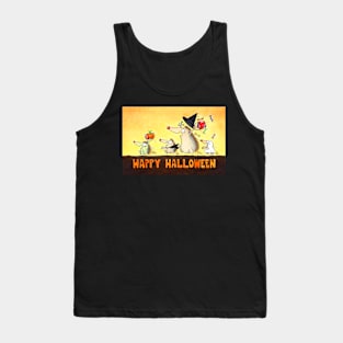 Happy Halloween Hedgehogs Tank Top